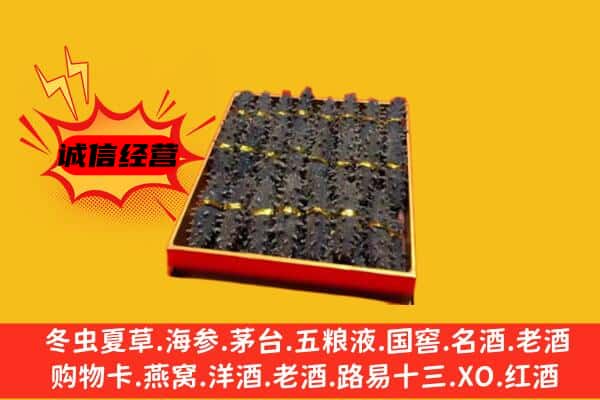 淄博市回收海参